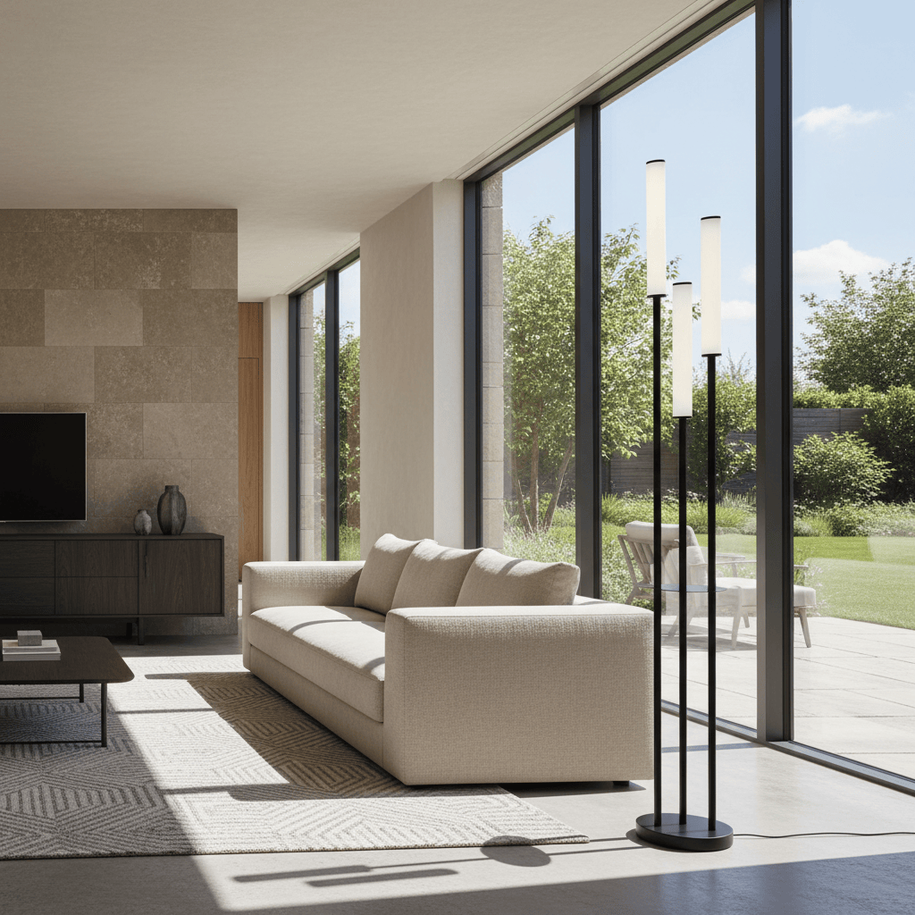 Elvora Floor Light | Three Tube LED Design
