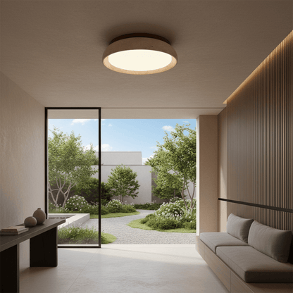 Elvora Ceiling Light | Bowl Shape Natural Design