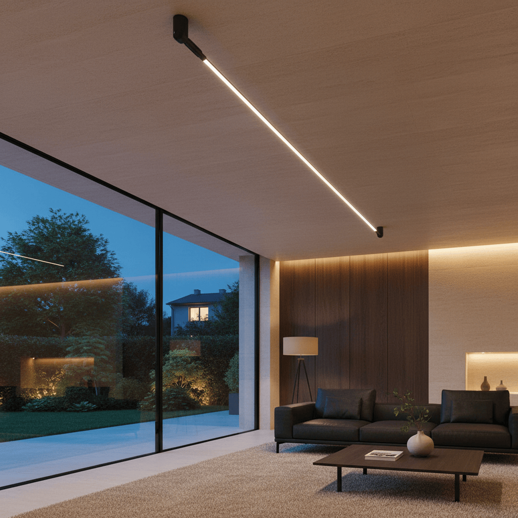 Elvora Linear Light | Diagonal Ceiling Line Design