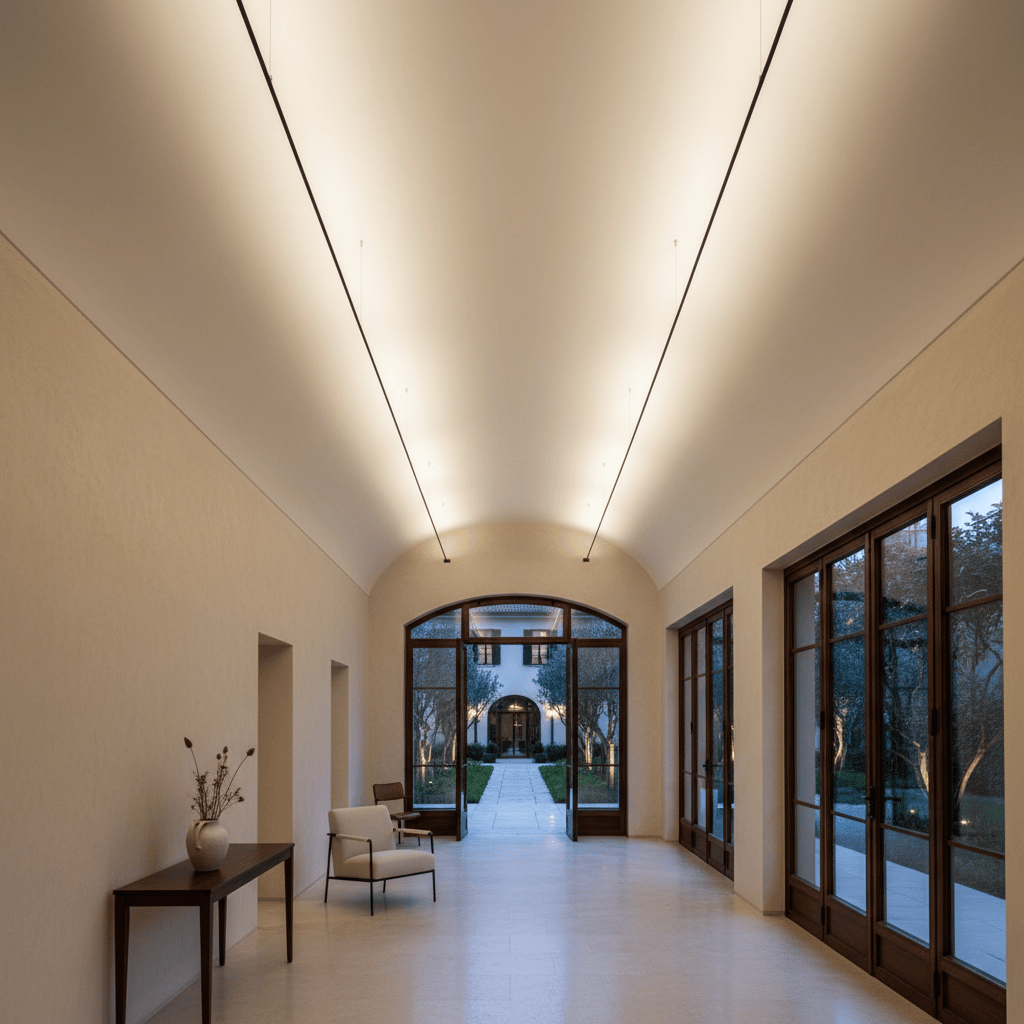 Elvora Linear Light | Diagonal Ceiling Line Design