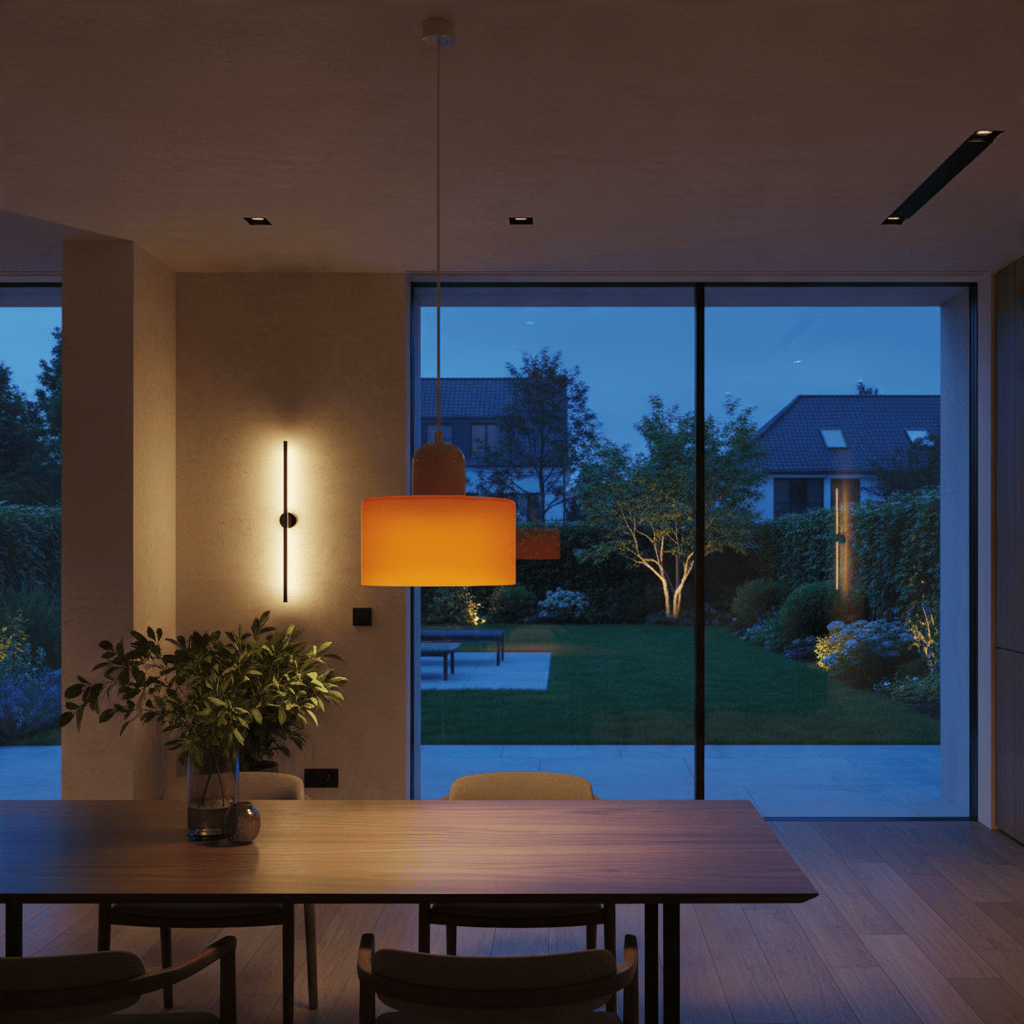 Elvora Pendant Light | Bauhaus Coloured Glass Dome Design