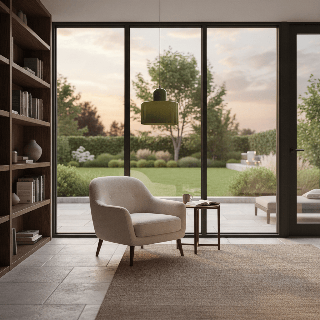 Elvora Pendant Light | Bauhaus Coloured Glass Dome Design