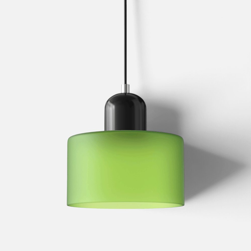 Elvora Pendant Light | Bauhaus Coloured Glass Dome Design