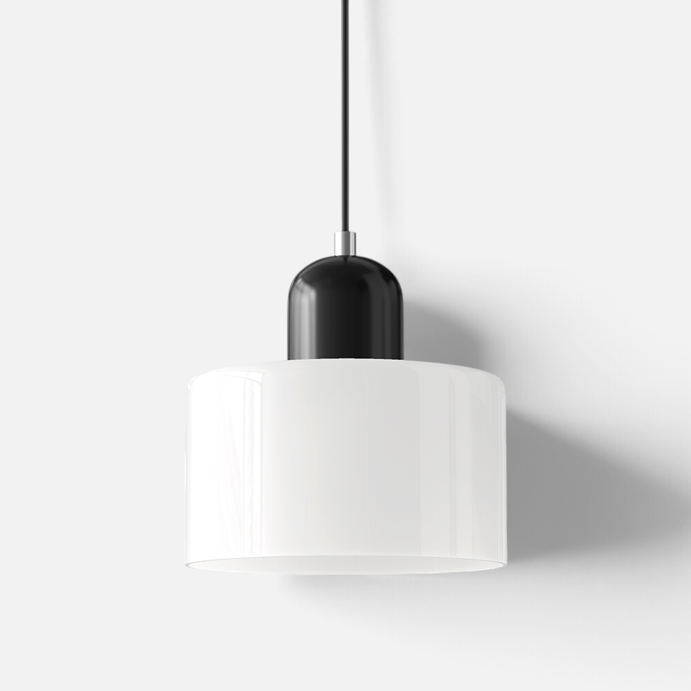 Elvora Pendant Light | Bauhaus Coloured Glass Dome Design