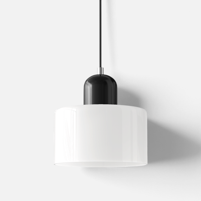 Elvora Pendant Light | Bauhaus Coloured Glass Dome Design
