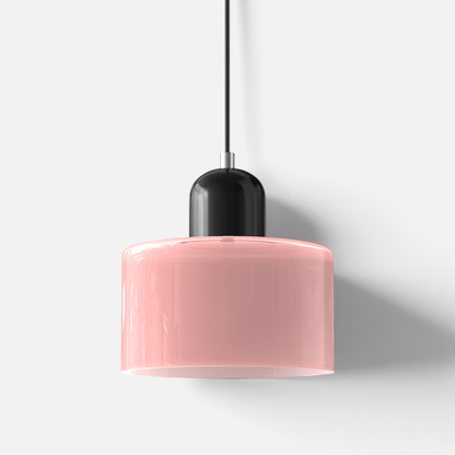 Elvora Pendant Light | Bauhaus Coloured Glass Dome Design