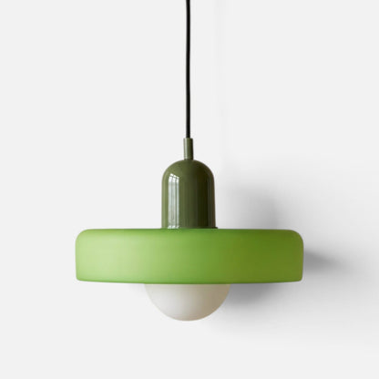 Elvora Pendant Light | Bauhaus Disc Shade Design