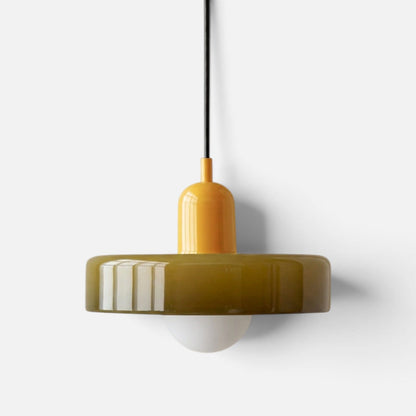 Elvora Pendant Light | Bauhaus Disc Shade Design