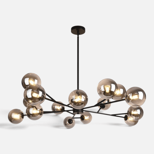 Elvora Pendant Light | Branching Glass Globe Chandelier