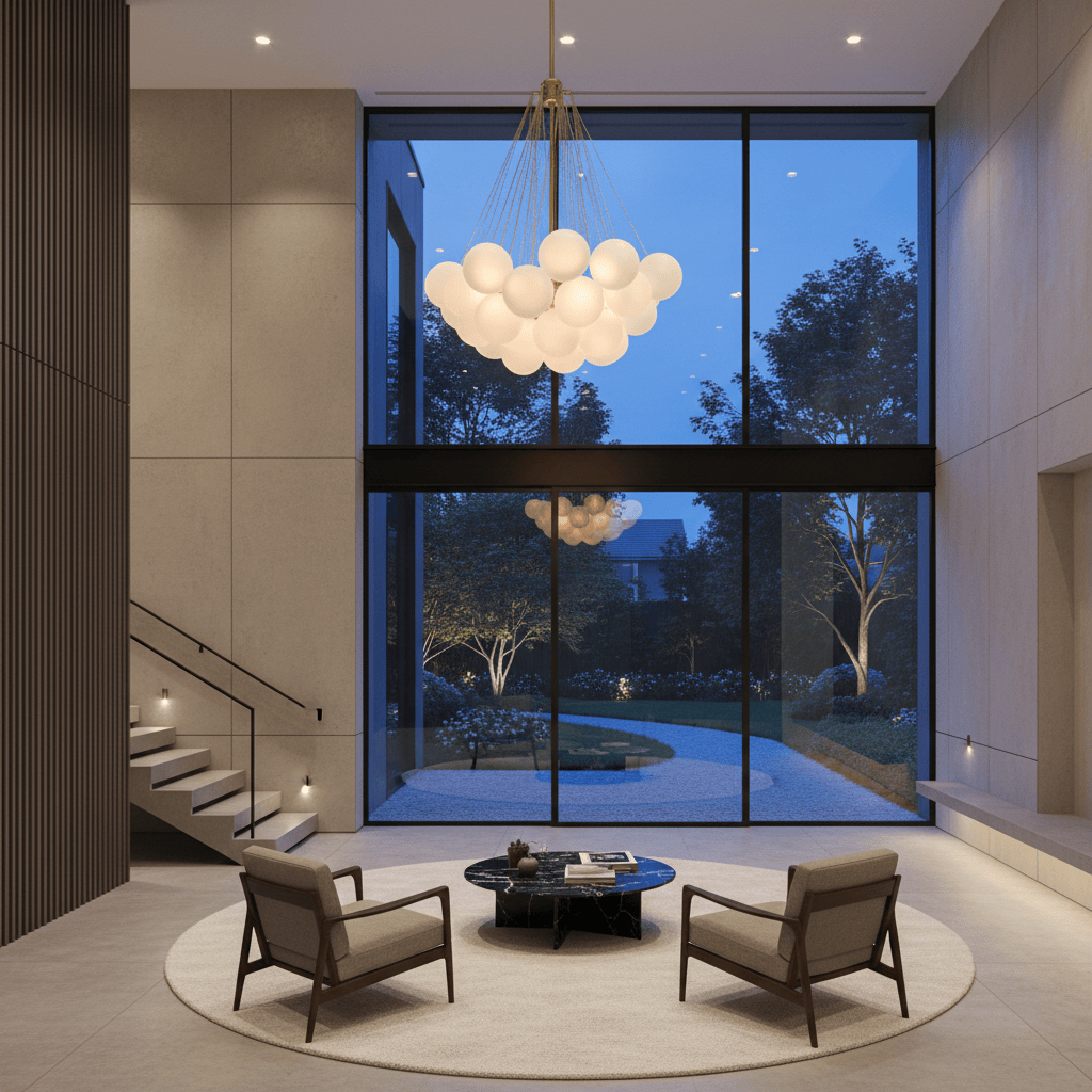 Elvora Pendant Light | Cloud Bubble Glass Chandelier