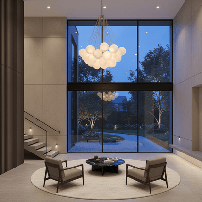 Elvora Pendant Light | Cloud Bubble Glass Chandelier