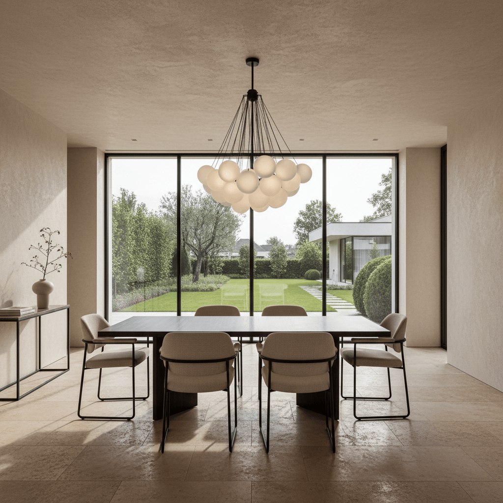 Elvora Pendant Light | Cloud Bubble Glass Chandelier