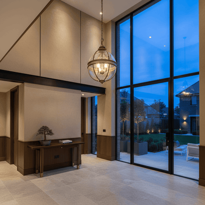 Elvora Pendant Light | Glass Globe Cage Design