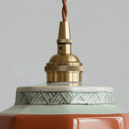Elvora Pendant Light | Glazed Ceramic Retro Pop Design