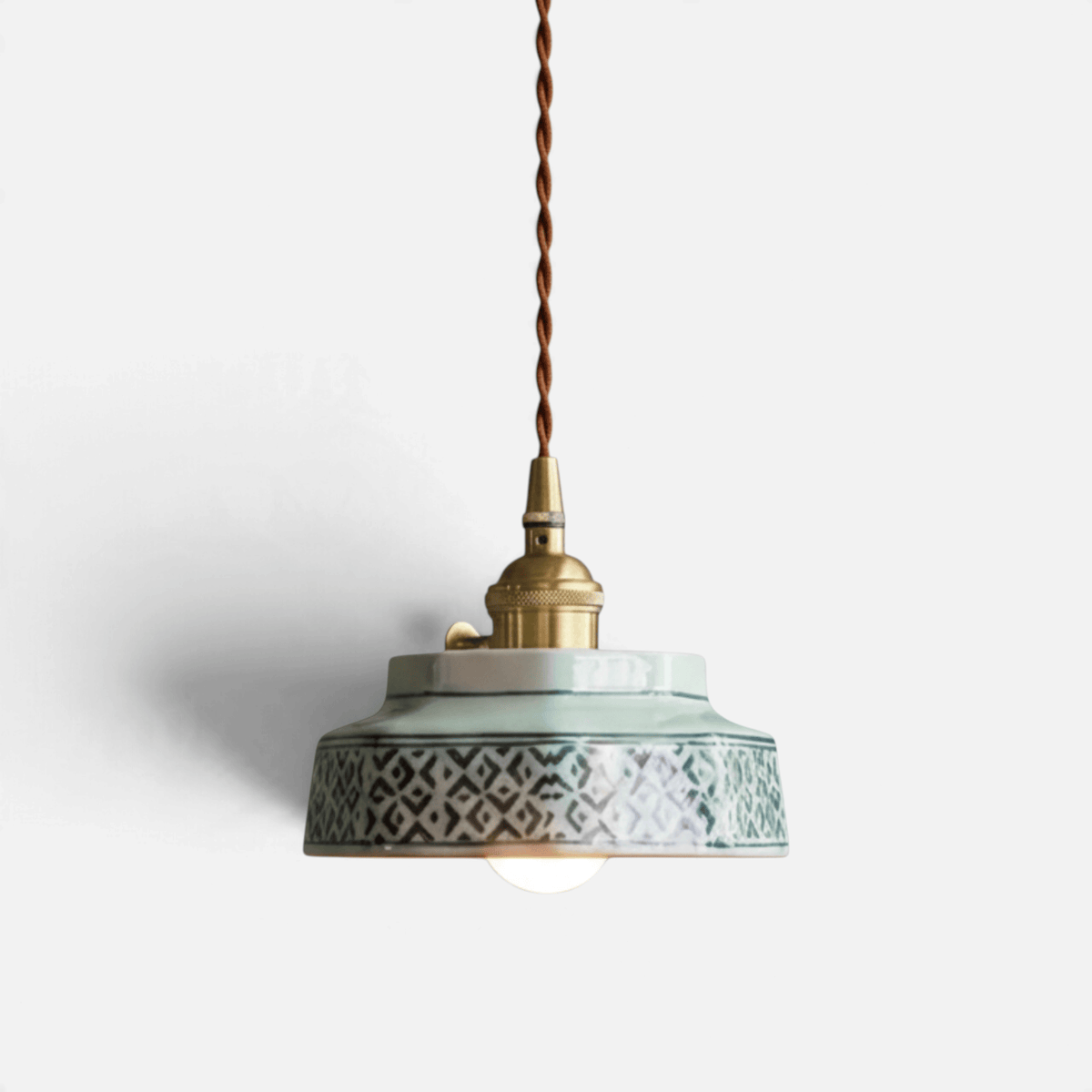 Elvora Pendant Light | Glazed Ceramic Retro Pop Design