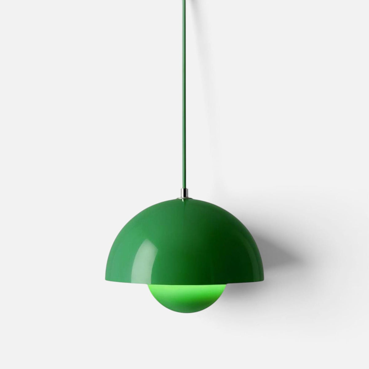 Elvora Pendant Light | Glossy Dome Shade Design