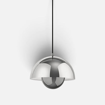 Elvora Pendant Light | Glossy Dome Shade Design