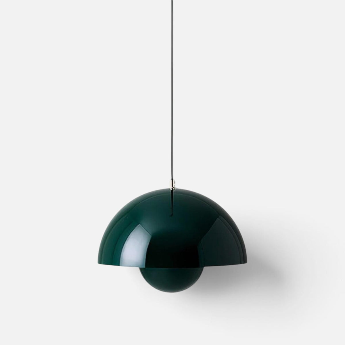 Elvora Pendant Light | Glossy Dome Shade Design