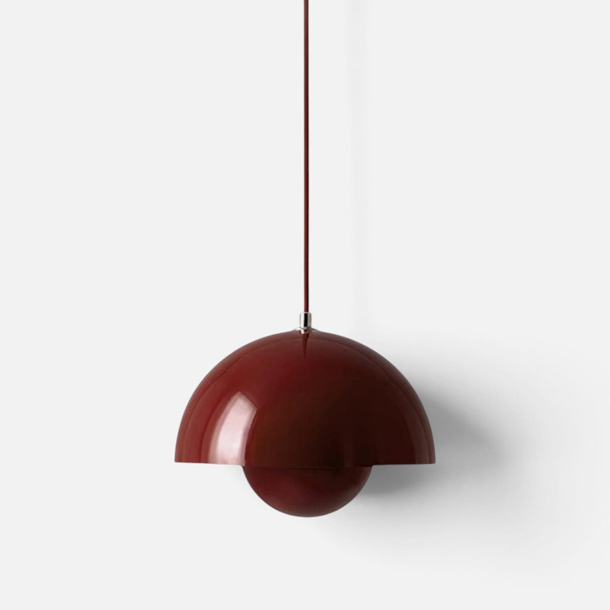 Elvora Pendant Light | Glossy Dome Shade Design