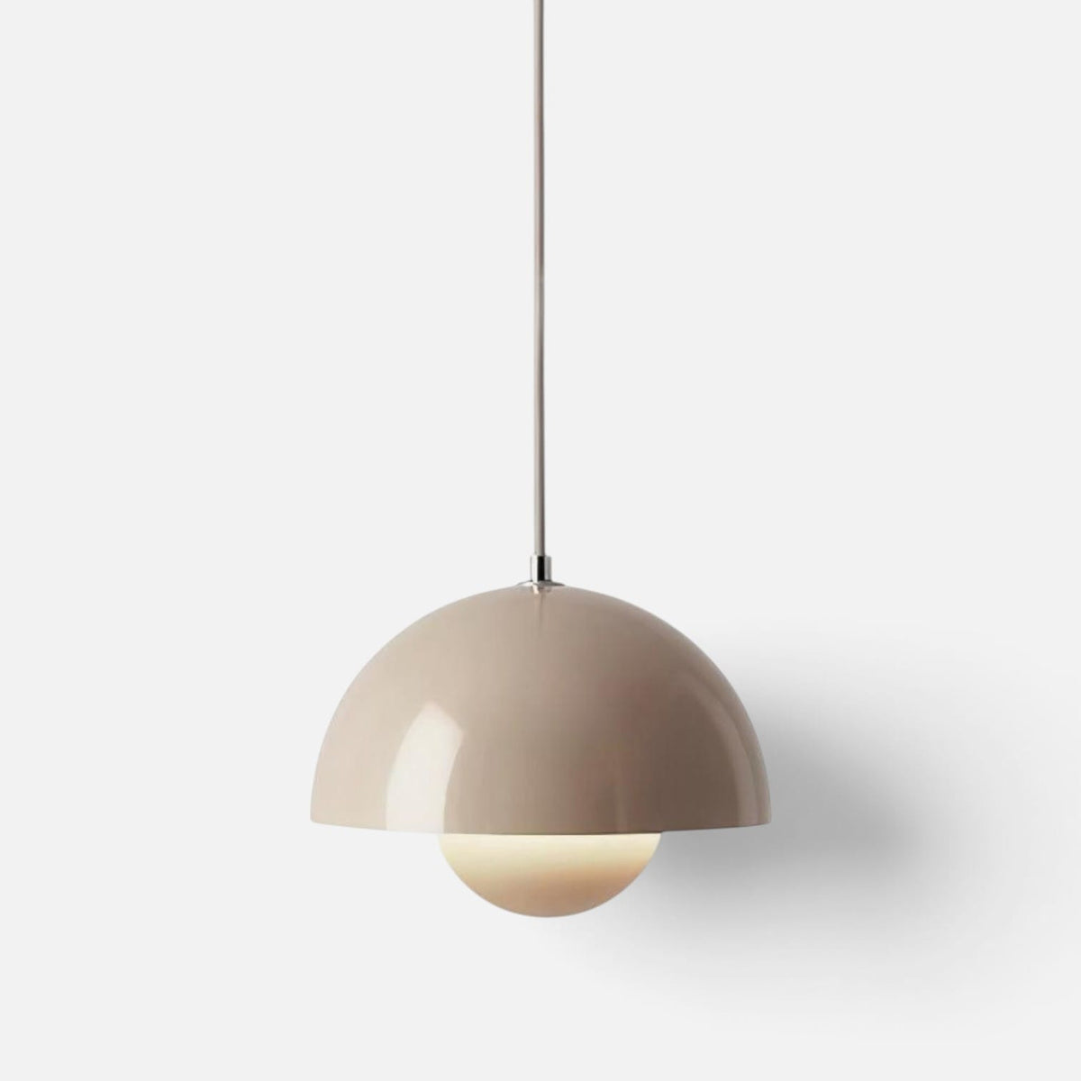 Elvora Pendant Light | Glossy Dome Shade Design
