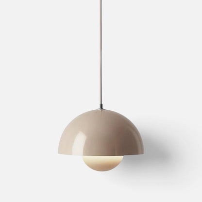 Elvora Pendant Light | Glossy Dome Shade Design