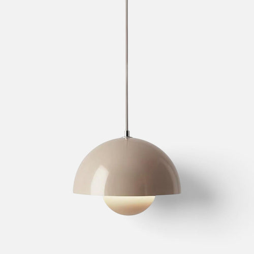 Elvora Pendant Light | Glossy Dome Shade Design