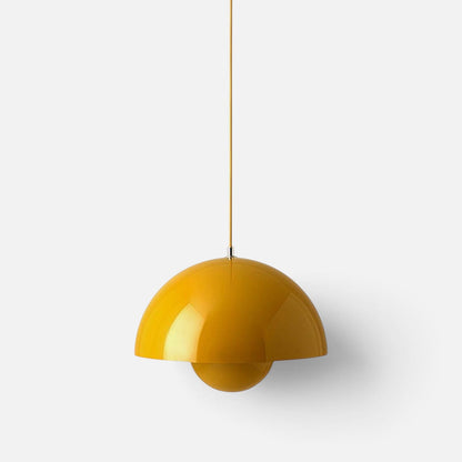 Elvora Pendant Light | Glossy Dome Shade Design