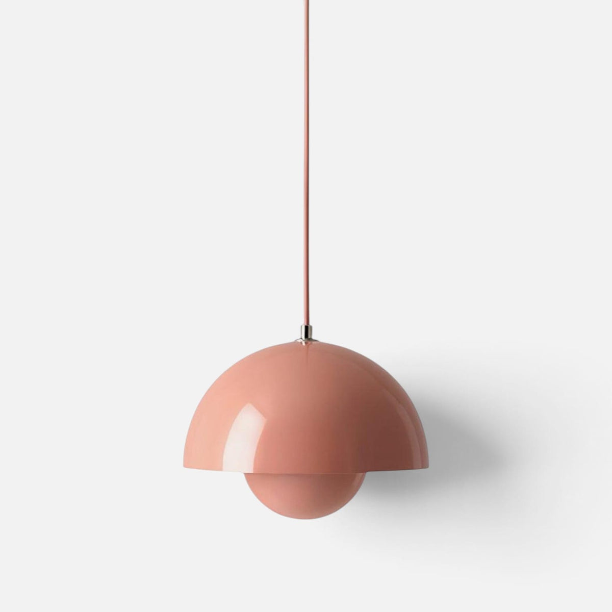 Elvora Pendant Light | Glossy Dome Shade Design
