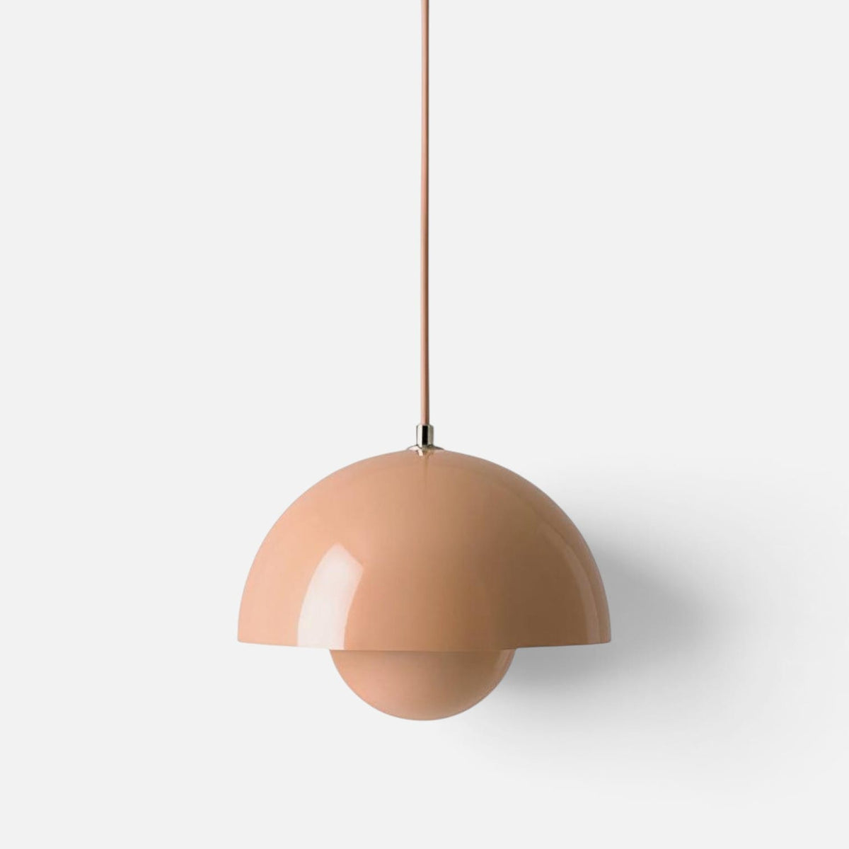 Elvora Pendant Light | Glossy Dome Shade Design