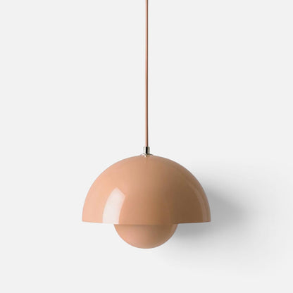 Elvora Pendant Light | Glossy Dome Shade Design