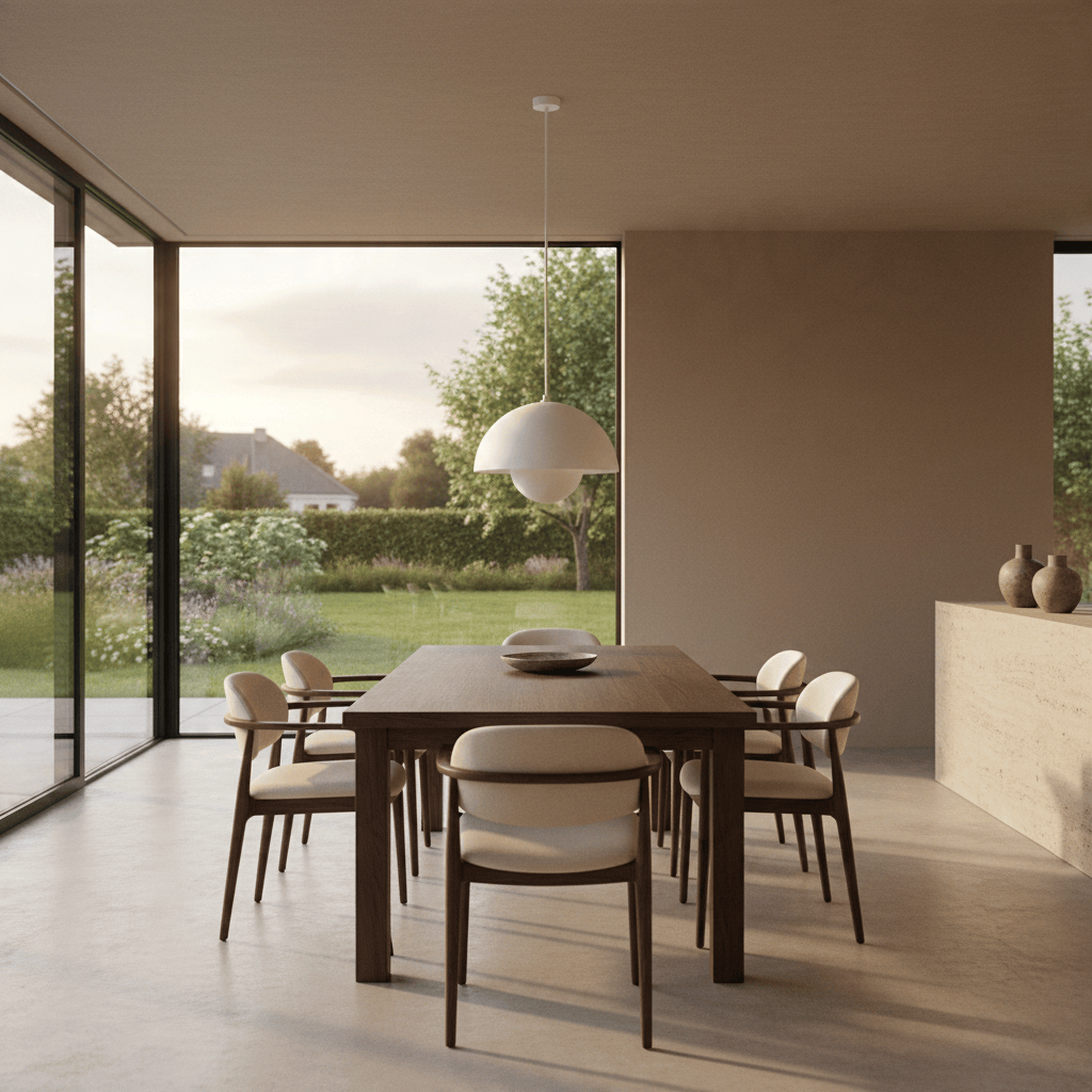 Elvora Pendant Light | Glossy Mirror Dome Space Age Design