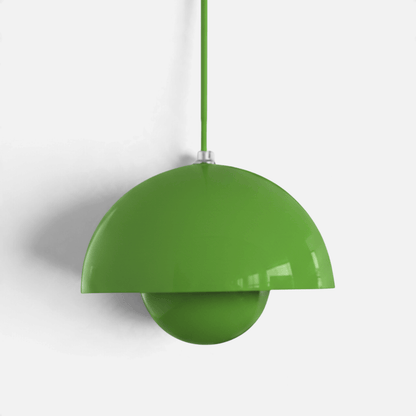 Elvora Pendant Light | Glossy Mirror Dome Space Age Design