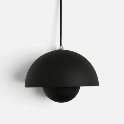 Elvora Pendant Light | Glossy Mirror Dome Space Age Design