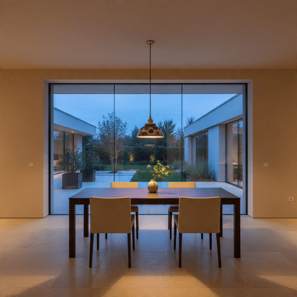 Elvora Pendant Light | Hand-Painted Ceramic Retro Pattern Design