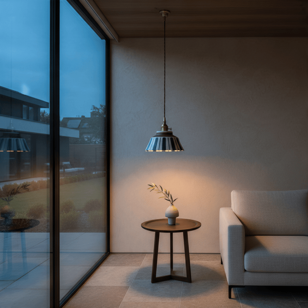 Elvora Pendant Light | Hand-Painted Ceramic Retro Pattern Design