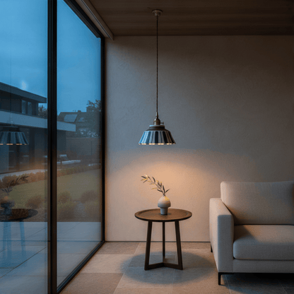 Elvora Pendant Light | Hand-Painted Ceramic Retro Pattern Design