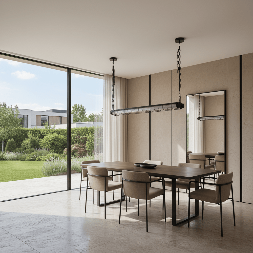 Elvora Pendant Light | Industrial Cage Tube Design
