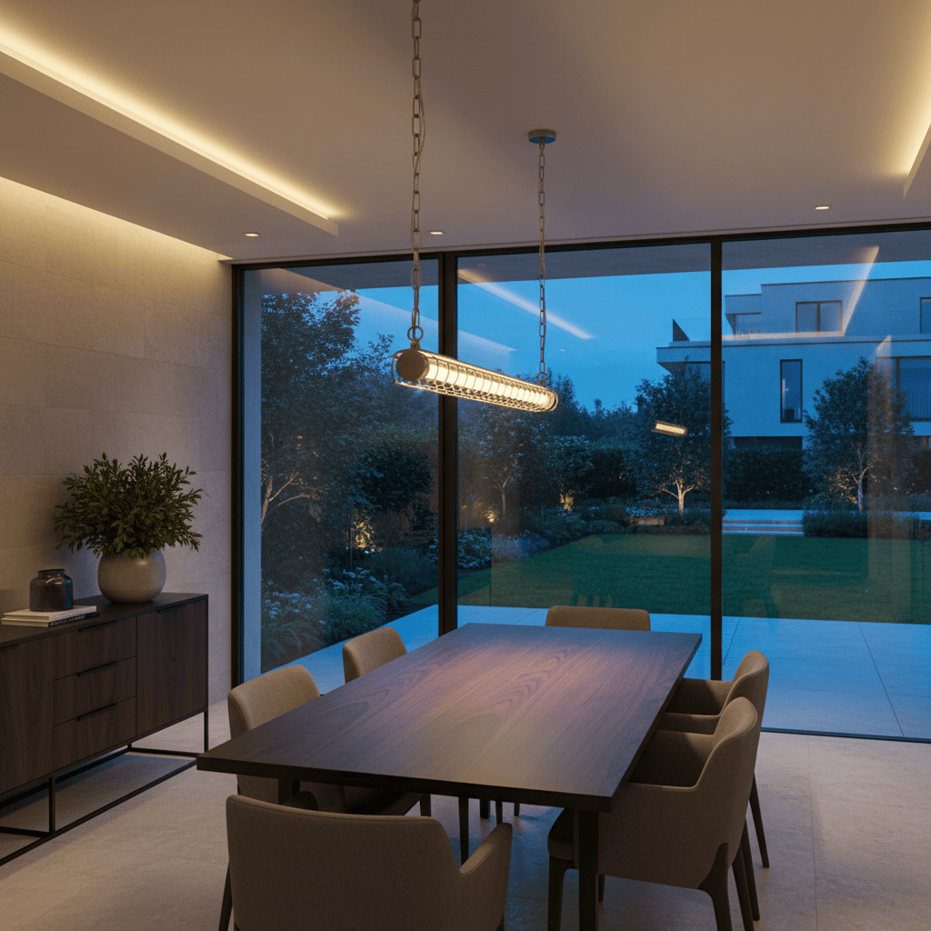Elvora Pendant Light | Industrial Cage Tube Design