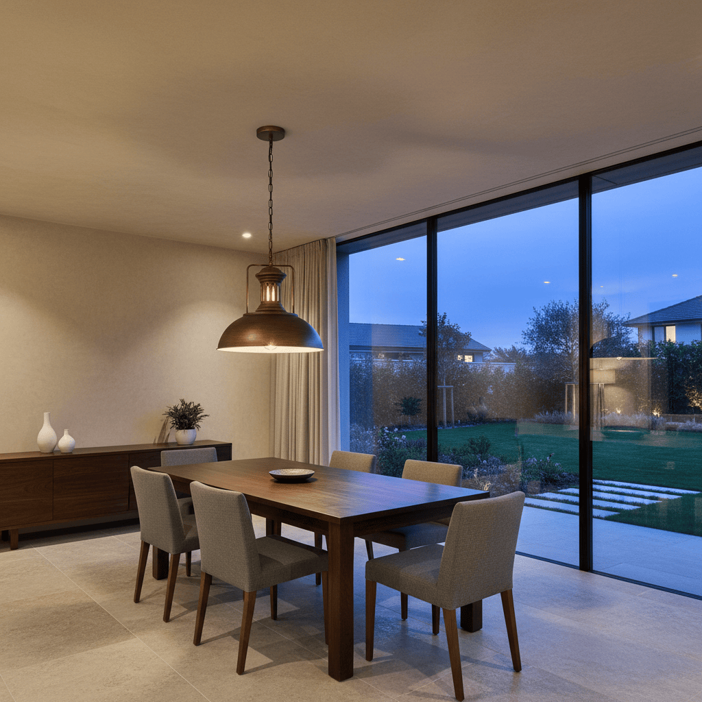 Elvora Pendant Light | Industrial Metal Dome Design
