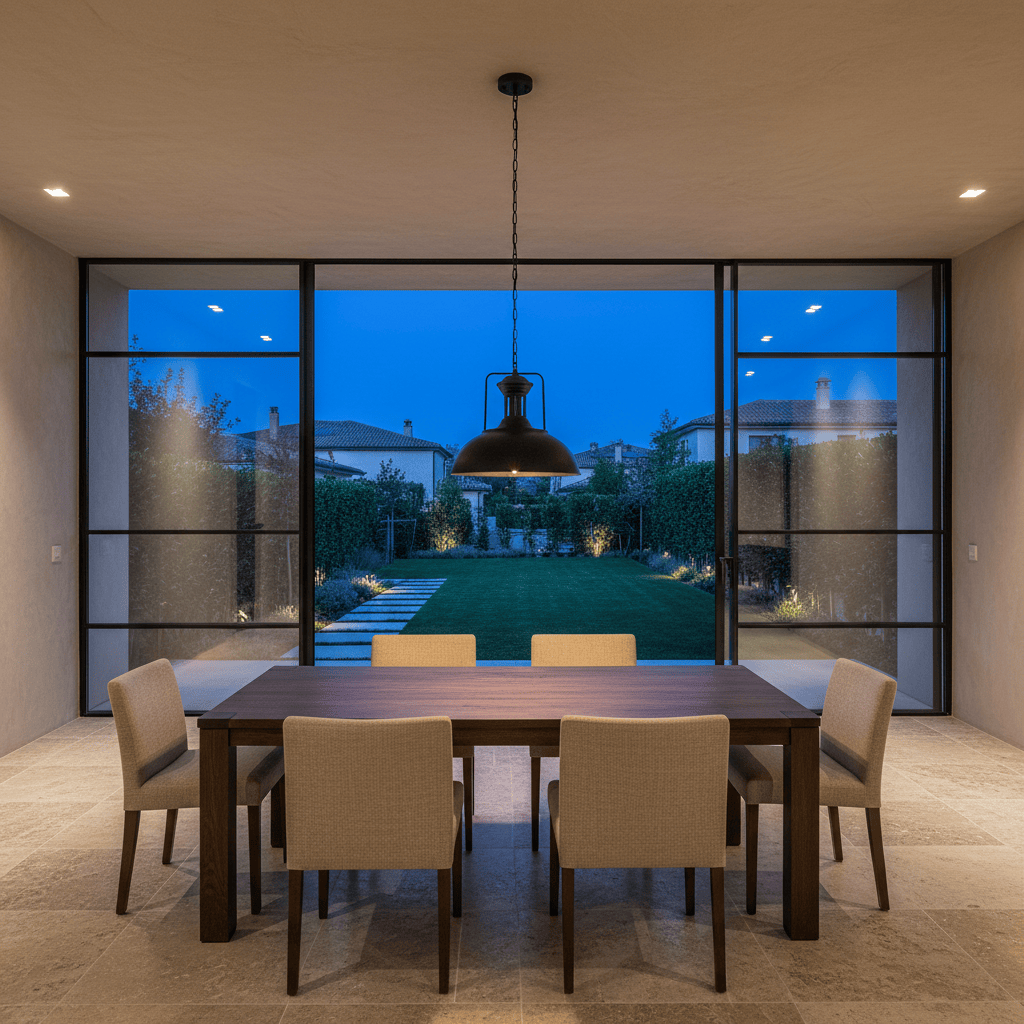 Elvora Pendant Light | Industrial Metal Dome Design