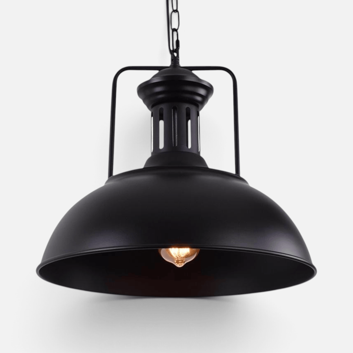 Elvora Pendant Light | Industrial Metal Dome Design