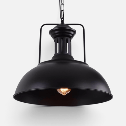 Elvora Pendant Light | Industrial Metal Dome Design