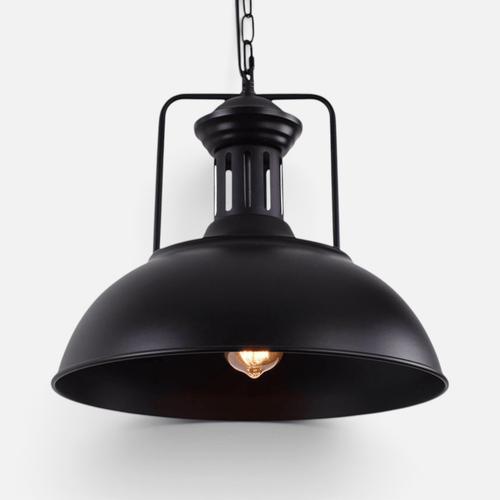 Elvora Pendant Light | Industrial Metal Dome Design
