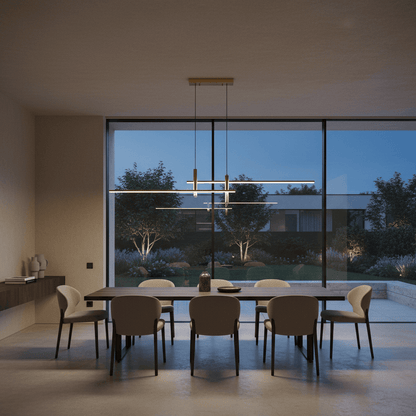 Elvora Pendant Light | Linear Bar LED Design