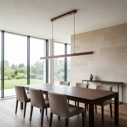 Elvora Pendant Light | Linear LED Kitchen Island Lamp
