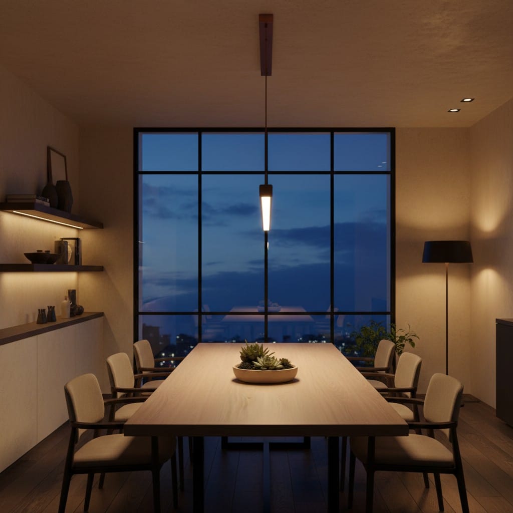 Elvora Pendant Light | Linear LED Kitchen Island Lamp