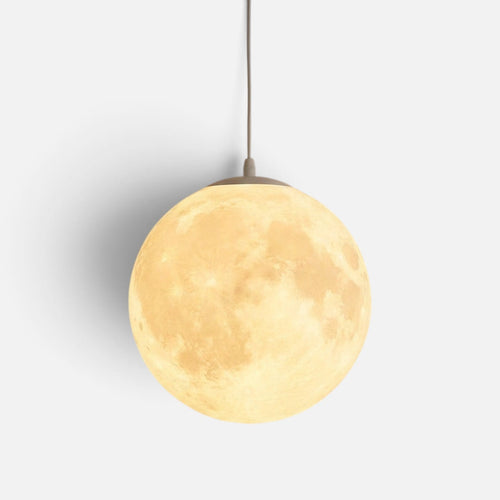 Elvora Pendant Light | Lunar Surface Globe Design