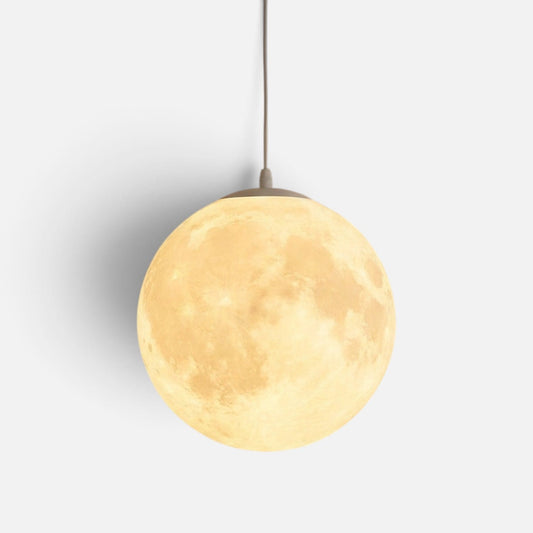 Elvora Pendant Light | Lunar Surface Globe Design