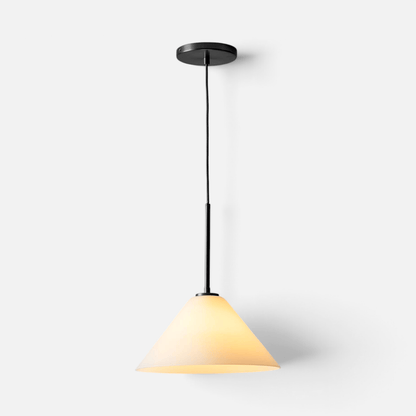 Elvora Pendant Light | Milk Glass Cone Design