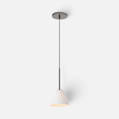 Elvora Pendant Light | Milk Glass Cone Design